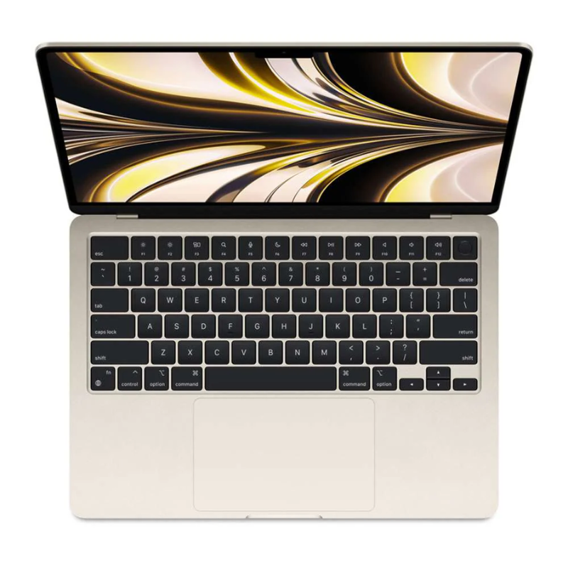 Apple MacBook Air MLY13 13.6" Display: Apple M2 chip with 8-core CPU and 8-core GPU, 8GB RAM, 256GB SSD, English Keyboard