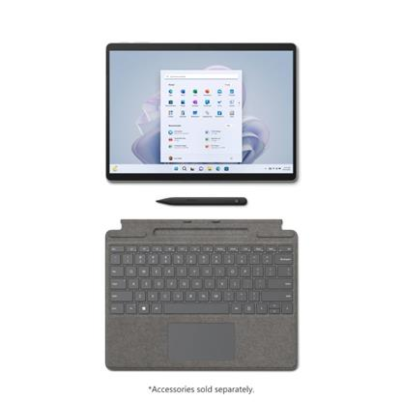 Microsoft Surface Pro 9 2 in 1, 16GB RAM, 512GB SSD, 13" PixelSense Flow Display, 12th Gen Intel® Core™ i7-1255U, Intel Iris Xe Graphics, UAE Version