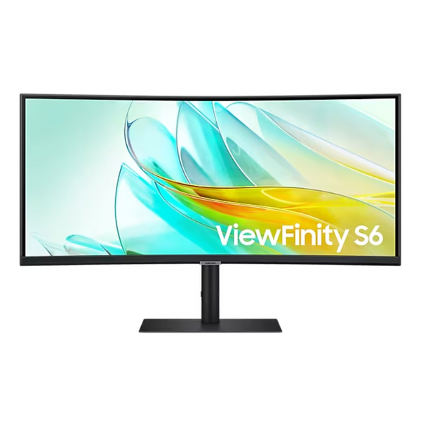 Samsung 34" ViewFinity S6 S65UC Monitor, Ultra WQHD Display, 100Hz Refresh Rate & 5ms Response Time, Black, LS34C650UAMXUE