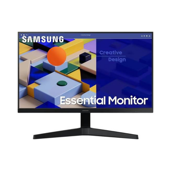 Samsung 24" Essential Monitor S3 S31C, 75Hz Refresh Rate & 5 (GTG) Response Time, 72% (CIE 1931) Color Gamut, AMD FreeSync, Black, LS24C310EAMXUE