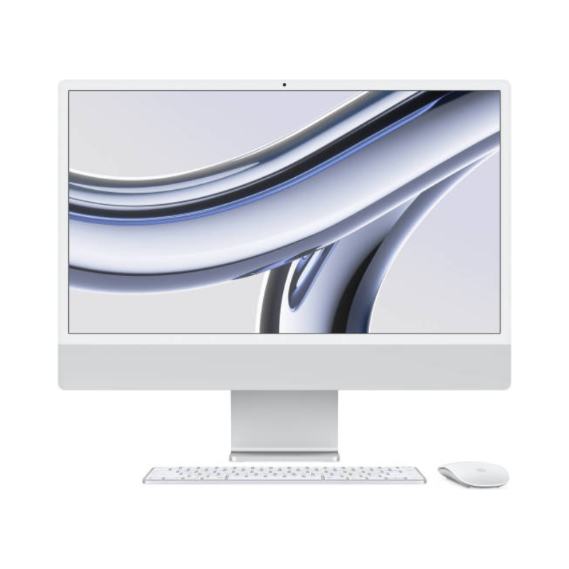 Apple 24" iMac AIO Desktop Computer with M3 Chip, 4.5K Retina Display, English Keyboard