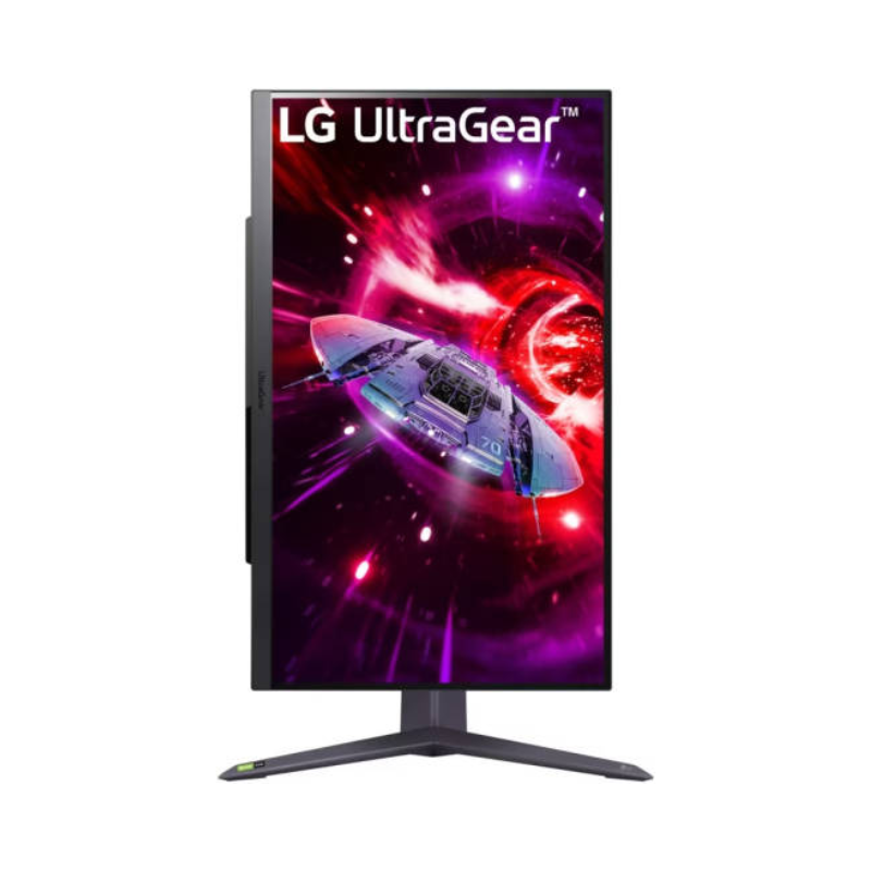 LG 27” UltraGear™ QHD Gaming Monitor, 165Hz Refresh Rate & 1ms (GtG at Faster) Response Time, AMD FreeSync Premium, NVIDIA G-Sync™ Compatible, Black, 27GR75Q-B