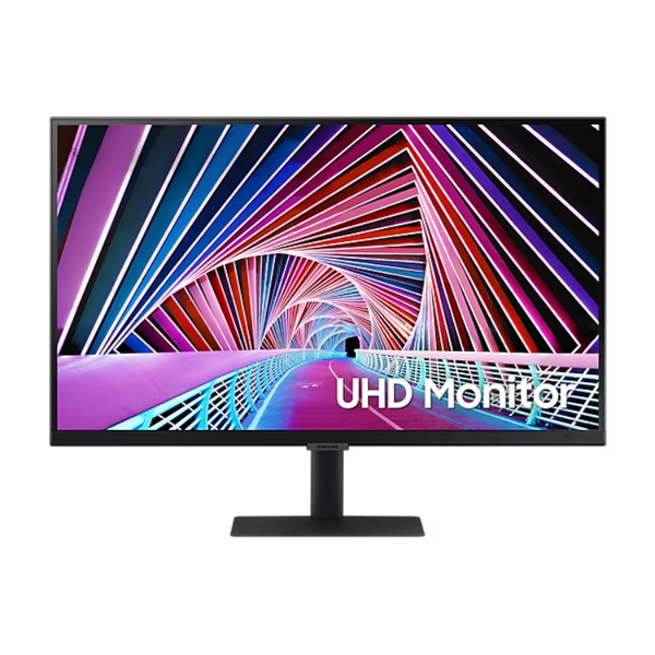 Samsung 27" UHD Monitor with IPS panel and HDRl, 60Hz Refresh Rate, 5ms Response Time, Black, LS27A700NWMXUE