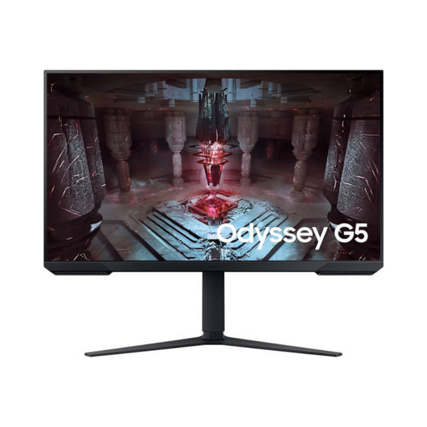 Samsung 27" Odyssey G5 G51C Gaming Monitor, 165Hz Refresh Rate & 1ms (GTG) Response Time, 72% Color Gamut, FreeSync Premium, Black, LS27CG510EMXUE