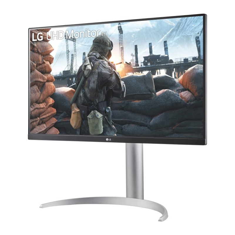 LG 27'' UHD 4K IPS Monitor with VESA DisplayHDR™ 400, 60Hz Refresh Rate & 5ms Response Time, AMD FreeSync™, White, 27UP650-W