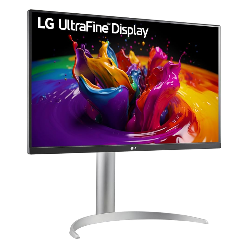 LG 27” 4K UHD UltraFine™ IPS Monitor with VESA DisplayHDR™ 400 and USB Type-C™, 60 Hz refresh Rate & 5ms Response time, AMD FreeSync™, White, 27UP850N-W