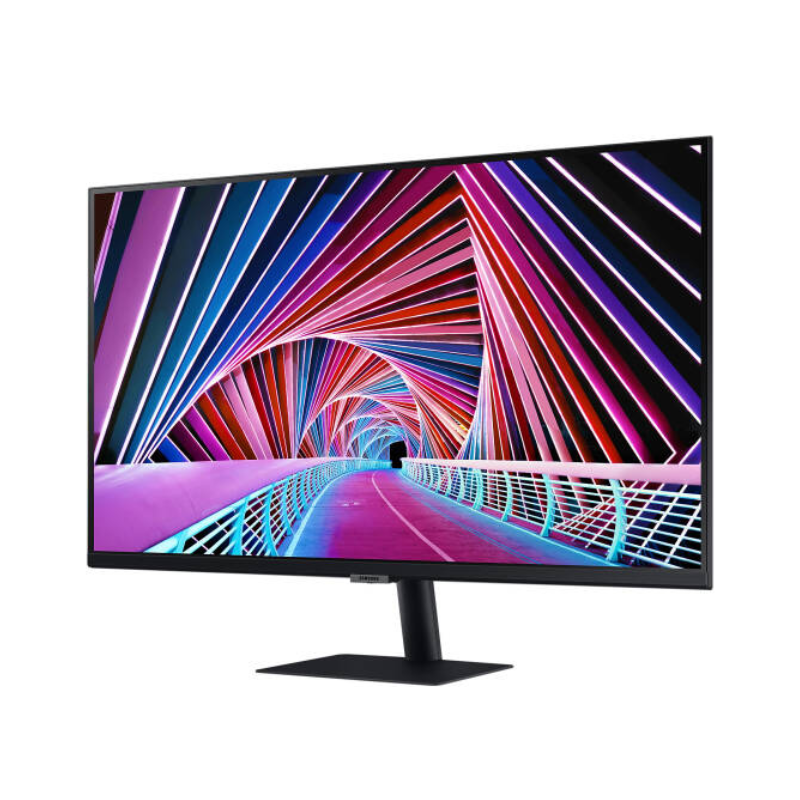 Samsung 32" 4k UHD Flat Monitor with Intelligent Eye Care, Max 60Hz Refresh Rate, 5ms Response Time, HDR10, Black, LS32A700NWMXUE