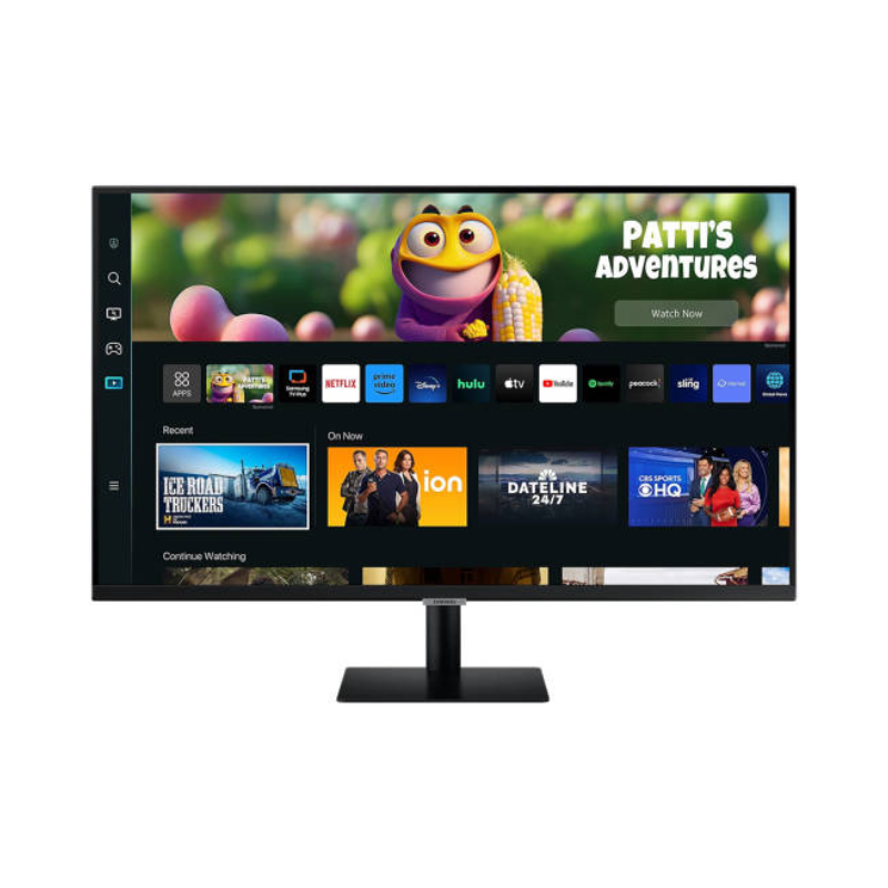 Samsung 32" Monitor M5 with Smart TV Experience, 60Hz Refresh Rate & 4ms (GTG) Response Time, Tizen™ OS, Black, LS32CM500EMXUE