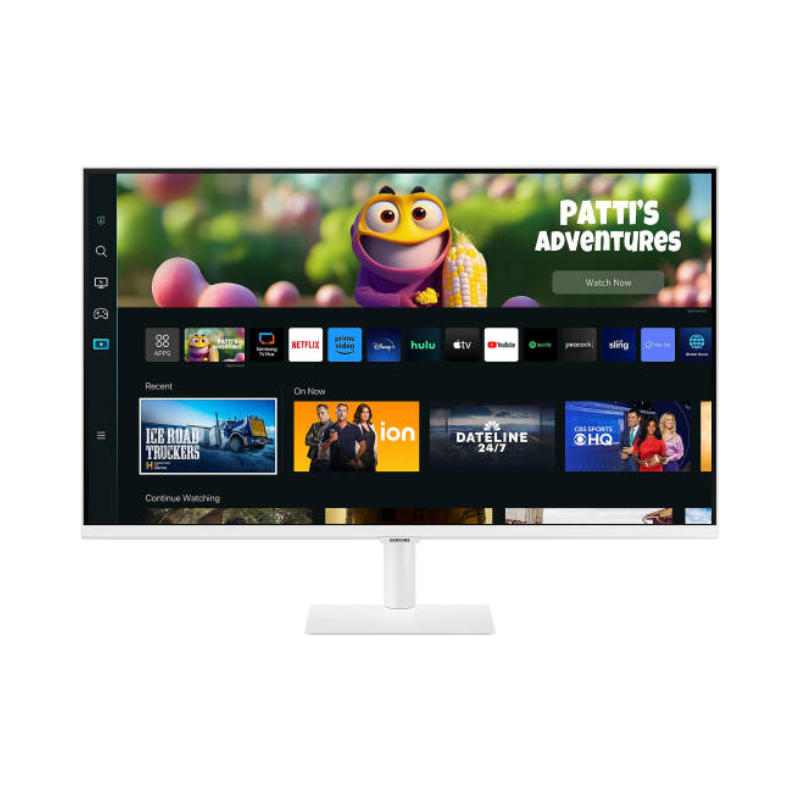 Samsung 32" Monitor M5 with Smart TV Experience, 60Hz Refresh Rate & 4ms (GTG) Response Time, Tizen™ OS, White, LS32CM501EMXUE