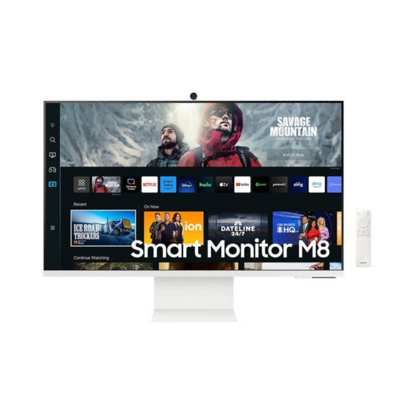 Samsung 32" 4K Smart Monitor M8 M80C, 60Hz Refresh Rate & 4ms (GTG) Response Time, Tizen™ OS, Warm White, LS32CM801UMXUE