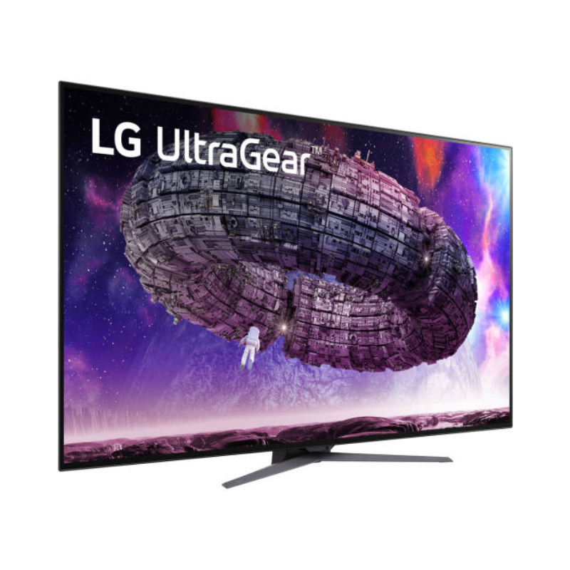 LG 48'' UltraGear™ UHD OLED Monitor with Anti-Glare Low Reflection 0.1ms R/T 120Hz and G-SYNC® Compatible, Black, 48GQ900-B
