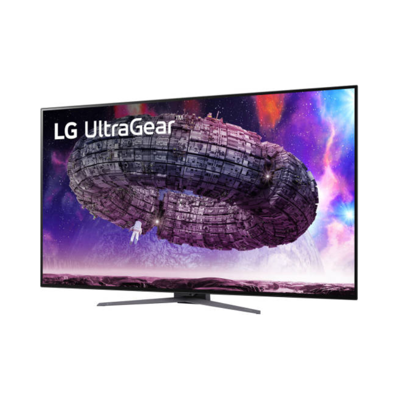 LG 48'' UltraGear™ UHD OLED Monitor with Anti-Glare Low Reflection 0.1ms R/T 120Hz and G-SYNC® Compatible, Black, 48GQ900-B