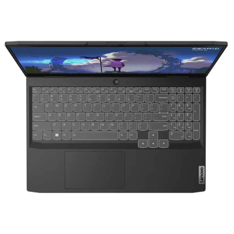 Lenovo IdeaPad Gaming 3 15IAH7 Laptop, 15.6" FHD 120Hz Display, Intel® Core™ i5-12450H, 8GB RAM, 512GB SSD, 4GB NVIDIA® GeForce RTX™ 3050 Graphics, Windows 11 Home, English-Arabic Keyboard, Grey, 82S90134AX
