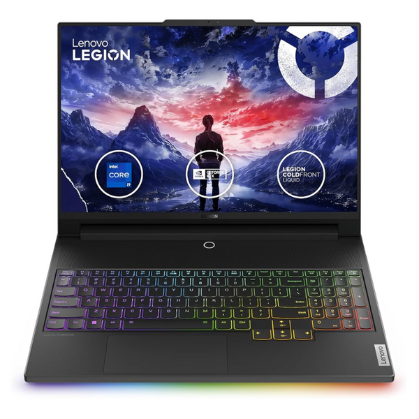 Lenovo Legion 9 16IRX9 Gaming Laptop, 16" 3.2k 165Hz Display, Intel® Core™ i9-14900HX, 32GB RAM, 2T SSD, 16GB NVIDIA® GeForce RTX™ 4090 Graphics, Windows 11 Home, English / Arabic Keyboard, Black, 83G0000CAX