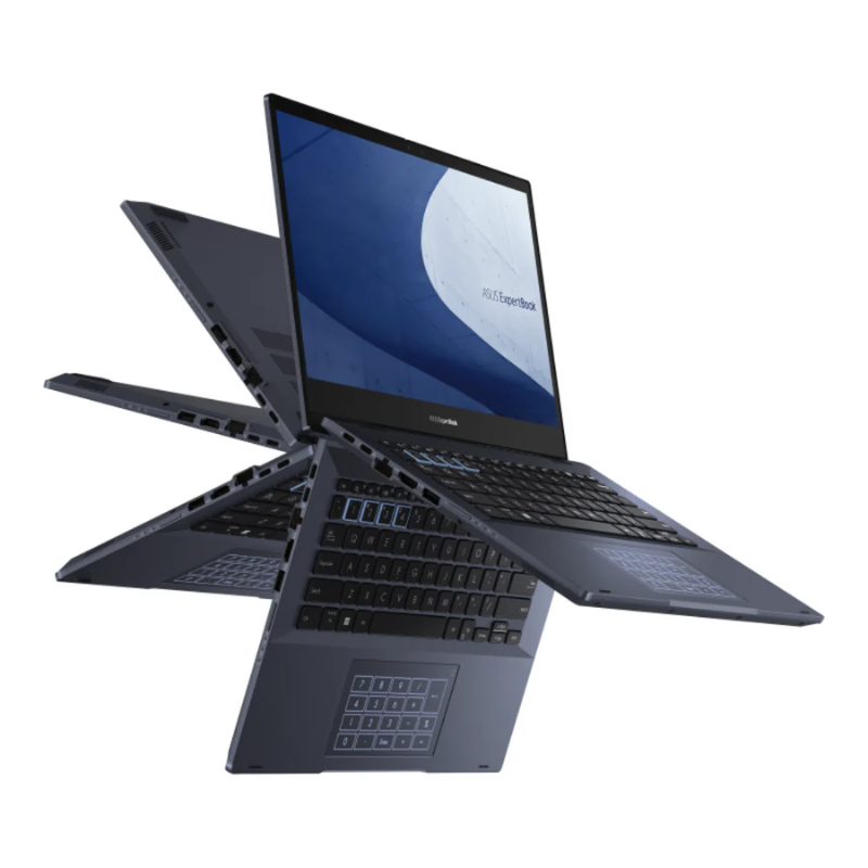 Asus ExpertBook B5 Flip Laptop, 14"' FHD Touch N Flip Display, Intel® Core™ i5-1155G7 2.5GHz, 16GB RAM, 1T SSD, Intel HD Graphics, Window 11 PRO, English-Arabic Keyboard, Black, B5402FEA-KA0357X