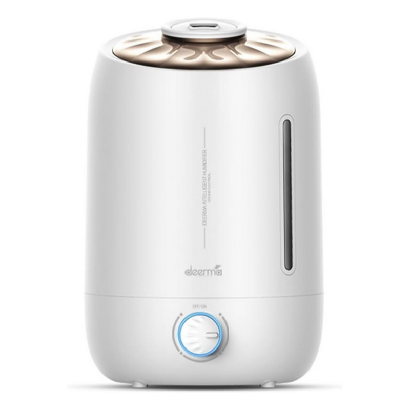 Deerma F500 Ultrasonic Humidifier 5L Manual Air Purifier Rotatable Mist Nozzle Quiet Operation With Activated Carbon Filter, Global Version