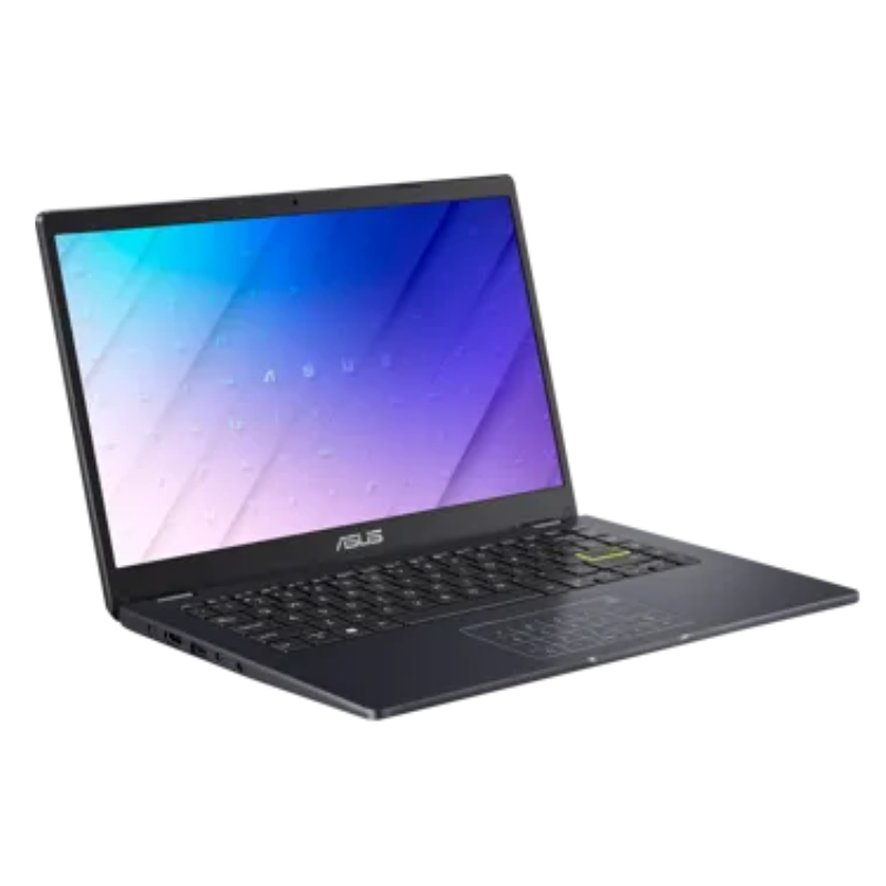 Asus E410 Laptop, 14" HD Display, Intel Celeron N4020 1.1GHz, 4GB RAM, 128GB M.2 NVMe SSD, Intel® HD Graphics 600, Window 11 Home, English-Arabic Keyboard, Blue, E410MA-BV1248WS