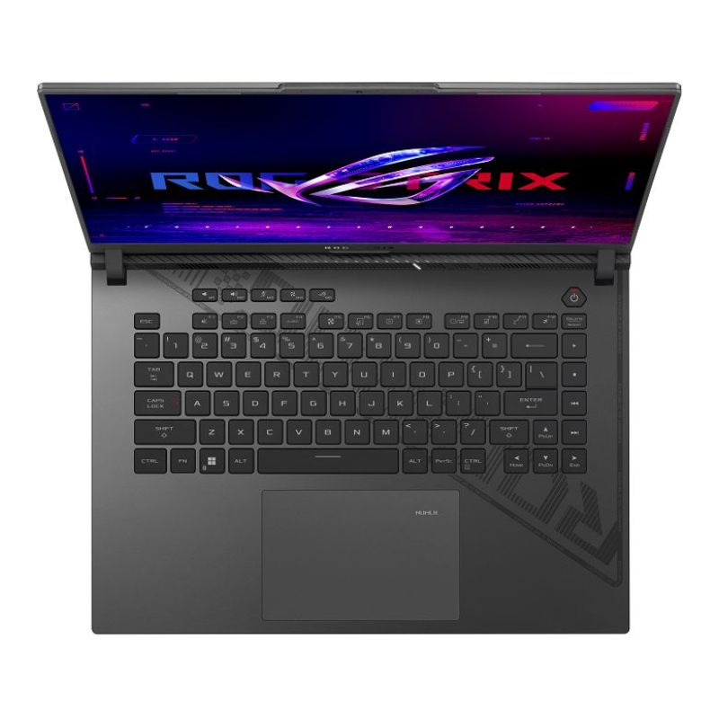ASUS ROG Strix G16 (2024) G614 Gaming Laptop, 16" QHD+240hz ROG Nebula Display, Intel® Core™ i9 Processor 14900HX, 32GB RAM, 1T SSD, 12GB NVIDIA® GeForce RTX™ 4080 Graphics, Window 11 Home, English-Arabic Keyboard, Gray, G614JZR-I9321G