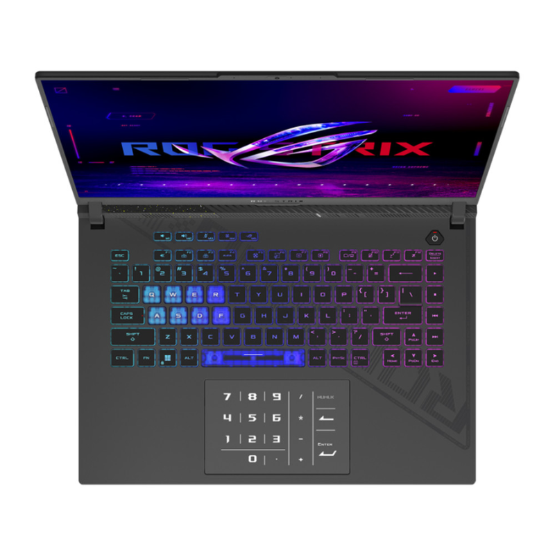 ASUS ROG Strix G16 (2024) G614 Gaming Laptop, 16" FHD+165hz Display, Intel® Core™ i9 Processor 14900HX, 16GB RAM, 1T SSD, 8GB NVIDIA® GeForce RTX™ 4060 Graphics, Window 11 Home, English-Arabic Keyboard, Gray, G614JVR-I9161G