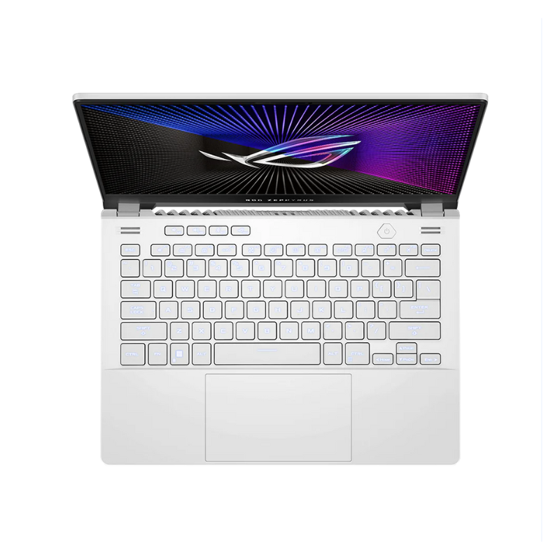 ASUS ROG Zephyrus G14 (2022) Gaming Laptop, 14" WUXGA 144HZ Display, AMD Ryzen™ 7 6800HS, 16GB RAM, 512GB SSD, 8GB AMD Radeon™ RX 6700S, Window 11 Home, English-Arabic Keyboard, White, GA402RJ-L4211W