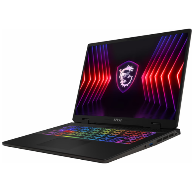 MSI Sword 16 HX B14VFKG Gaming Laptop, 16" FHD 144Hz Display, Intel Core i7 14700HX, 16GB RAM, 1T SSD, 8GB NVIDIA® GeForce RTX™ 4060, Windows 11 Home, English-Arabic Keyboard, Gray, 9S7-15P214-030