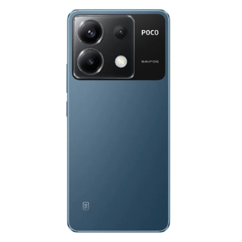 Xiaomi Poco X6, 12GB RAM, 256GB Storage, 5G Dual Sim Smartphone, 5100 mAh Battery, Blue, UAE Version