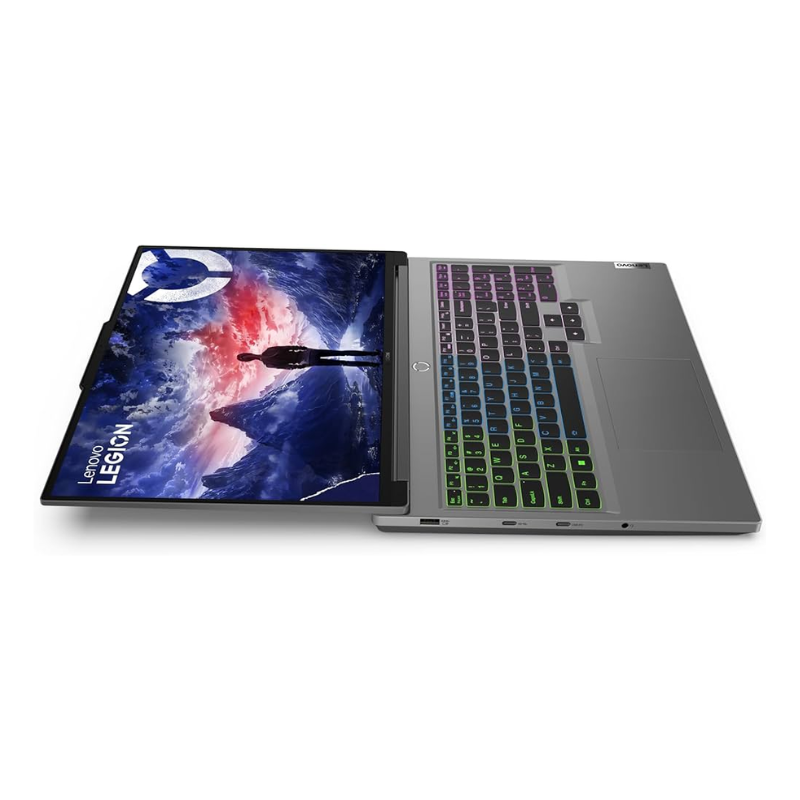 Lenovo Legion 5 16IRX9 Gaming Laptop, 16" WQXGA IPS 240Hz Display, 14th Gen Intel Core i7-14650HX, 16GB RAM, 1T SSD, 8GB NVIDIA® GeForce RTX™ 4070 Graphics, Windows 11 Home, English-Arabic Keyboard, Grey, 83DG002FAX