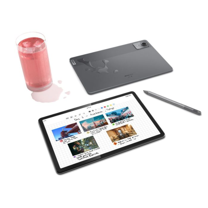 Lenovo Tab M11 LTE with Pen & Folio Case, 10.1" WUXGA IPS Display, 7040 mAh Battery, Android Tablet, Luna Grey, TB330XU