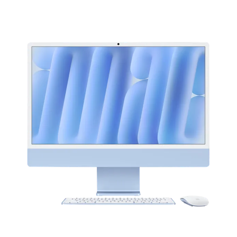 Apple 24" iMac AIO Desktop Computer with M4 Chip, 4.5K Retina Display, Nano Texture Glass, 10-Core CPU and 10-Core GPU, 32GB RAM, 2T SSD, English Keyboard, Z1K5000J5