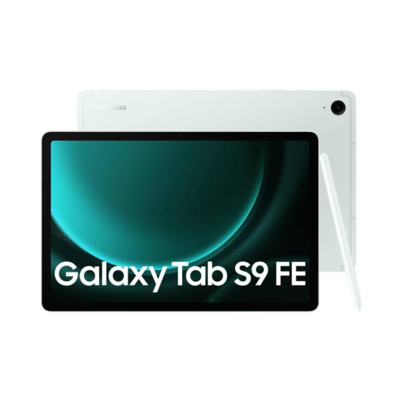 Samsung Galaxy Tab S9 FE (Wi-Fi), 10.9" WUXGA+ Display, 8000 mAh Battery, Android Tablet, Mint, SM-X510, UAE Version