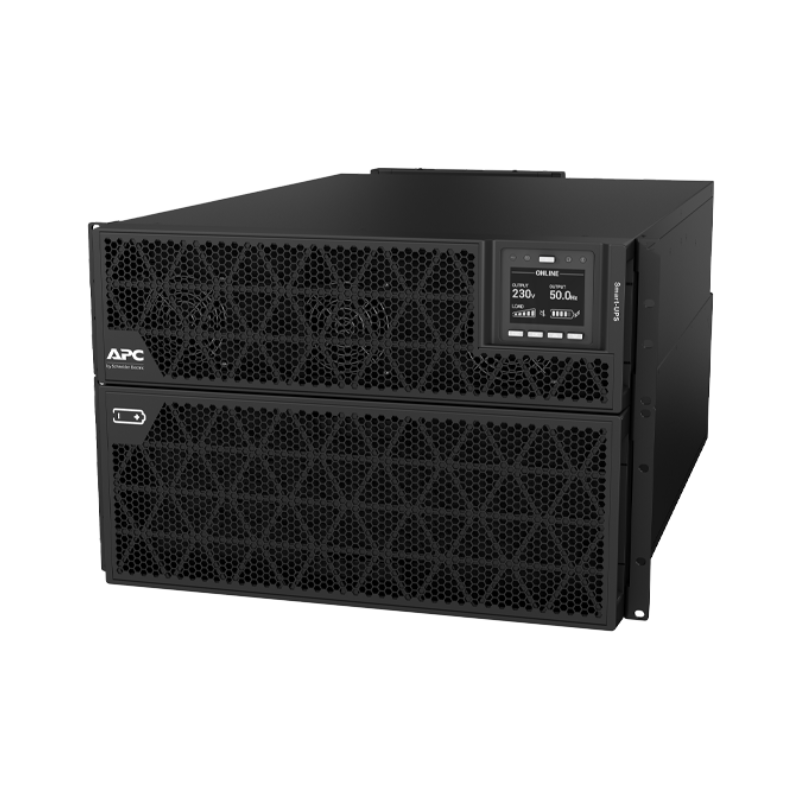 APC Smart-UPS On-Line, 15kVA/15kW, Rack/Tower, 230V/380V...415V, Hard wire 5-wire(3P+N+E)+3-wire(1P+N+E), Network Card, W/O rail kit, SRTG15KXLI