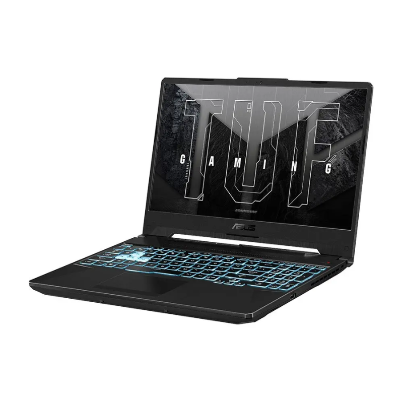 ASUS TUF Gaming A15 Laptop, 15.6" FHD 144Hz Display, AMD Ryzen™ 5 7535HS, 512GB SSD, 4GB INVIDIA® GeForce RTX™ 3050 Graphics, Windows 11 Home, Backlit English-Arabic Keyboard, Black, FA506NC-HN002W