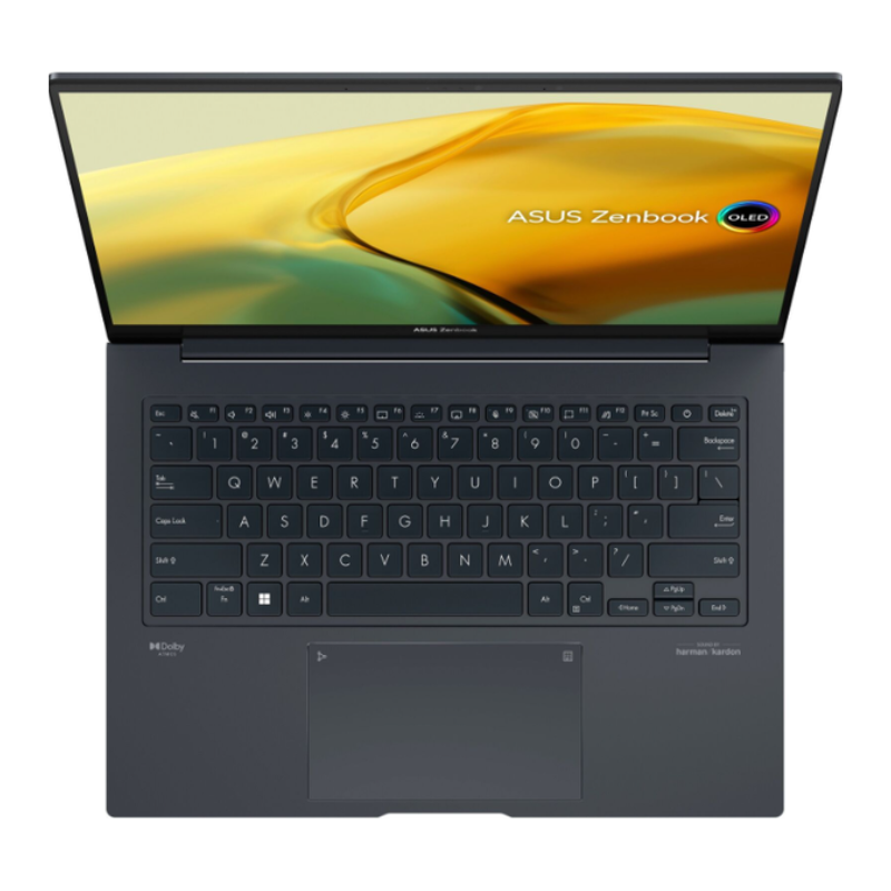 ASUS ZenBook 14X OLED (UX3404) Laptop, 14.5" 2.8K Display, Intel® Core™ i9-13900H, 16GB RAM, 1T SSD, Intel HD Graphics, Window 11 Home, English-Arabic Keyboard, Gray, UX3404VA-OLEDI9G