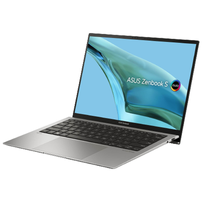 ASUS ZenBook S 13 OLED (UX5304) Laptop, 13.3" 2.8K Display, Intel® Core™ i7-1355U, 16GB RAM, 1T SSD, Intel® Iris Xe Graphics, Window 11 Home, English Keyboard-Arabic, Grey, UX5304V-OLED17T