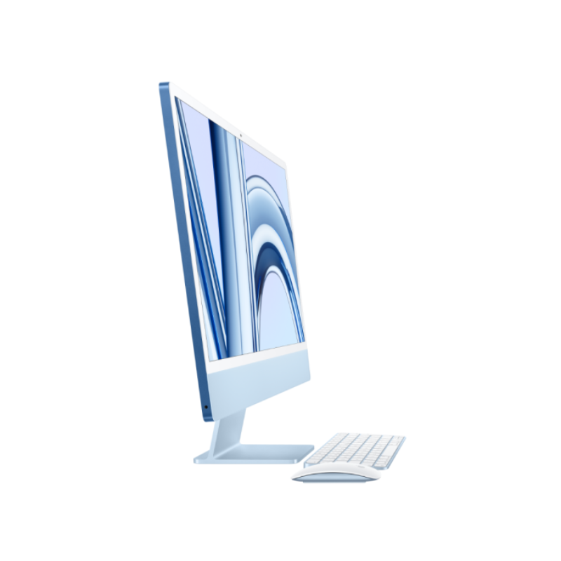 Apple iMac 24" (2023), M3 with 8-Core CPU, 8-Core GPU, 8GB RAM, 256GB SSD, macOS, English Keyboard, Blue, MQRC3 B/A