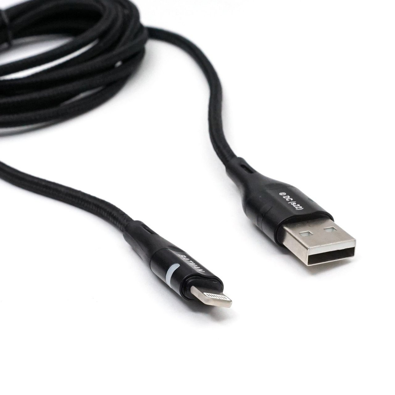 BATMAN 2 Meter Lightning Quick Charging Cable | SKU: BM-USB2A