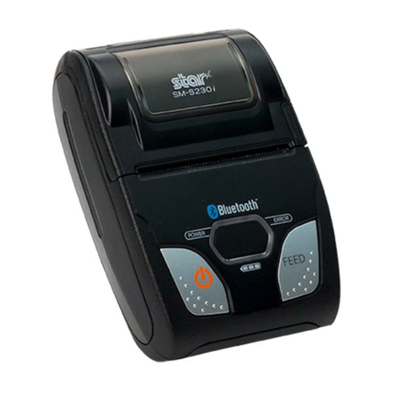 Star Micronics SM-S230I Compact and Portable Bluetooth/USB Receipt Printer with Tear Bar Supports iOS, Android, Windows