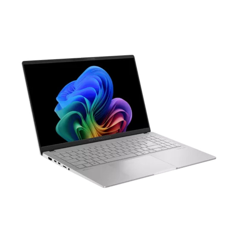 Asus Vivobook S 15, Copilot+PC, 15.6" 3K Lumina OLED Display, Snapdragon® X Plus X1P 42100, 16GB RAM, 1T SSD, Qualcomm Graphics, English-Arabic Keyboard, Window 11 Home, S5507QA-MA007W