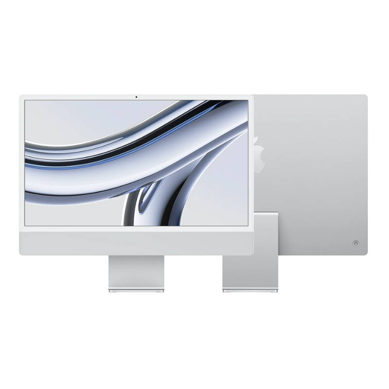 Apple iMac 24" (2023), M3 with 8-Core CPU, 8-Core GPU, 16GB RAM, 1T SSD, macOS, English Keyboard, Silver, Z195001LY