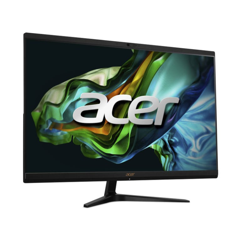Acer Aspire C24-1800 All-in-One Desktop, 23.8" FHD Display, Intel Core i5-12450H, 8GB RAM, 512GB SSD, Intel Iris Xe Graphics, Windows 11 Home, English-Arabic Keyboard, Black, DQ.BM2EM.002