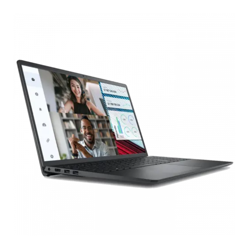 Dell Vostro 3520 Laptop, 15.6 " FHD 120Hz Display, Intel Core i7-12355U Processor, 8GB RAM. 512 SSD, Intel HD Graphics, English-Arabic Keyboard, Window 11 Home, 3520-VOS-1608