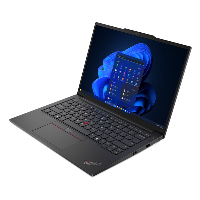 Lenovo Thinkpad E14, 14"WUXGA Display, Intel Core Ultra 7 155H, 16GB RAM, 512GB SSD, Intel Iris XE Graphics, English-Arabic Keyboard, Windows 11 Pro, 21M7001VGR