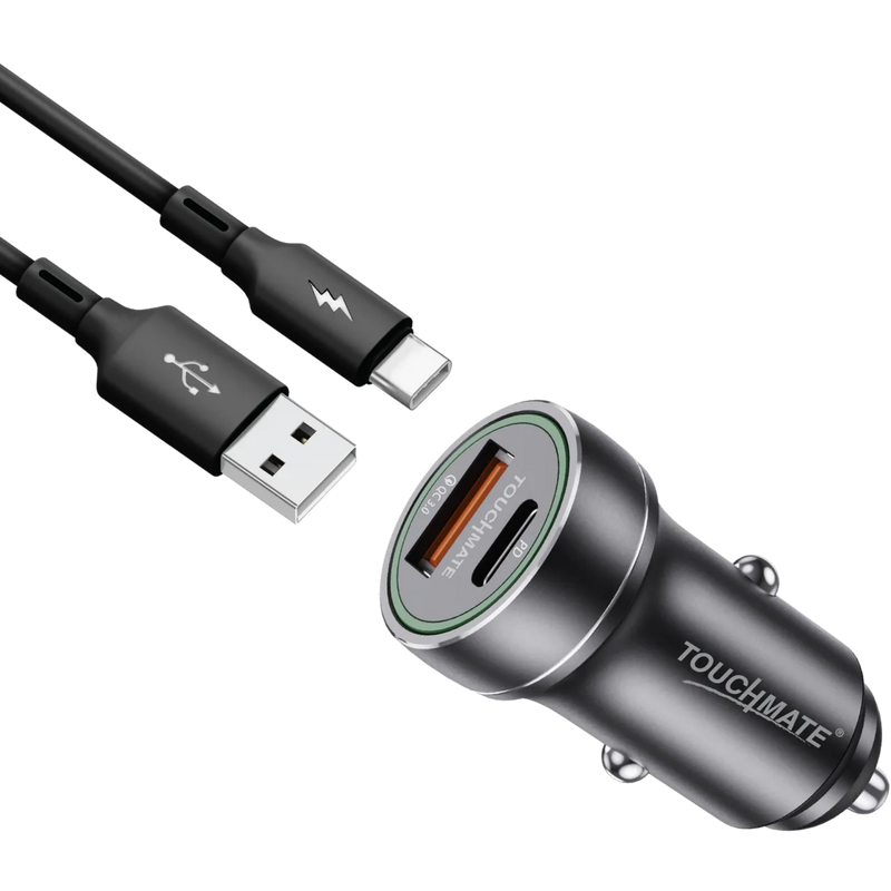 TOUCHMATE 25W PD Quick Car Charger, TM-CAR25WA