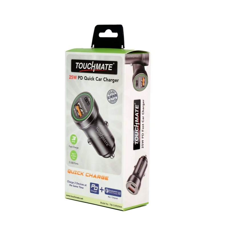 TOUCHMATE 25W PD Quick Car Charger, TM-CAR25WA