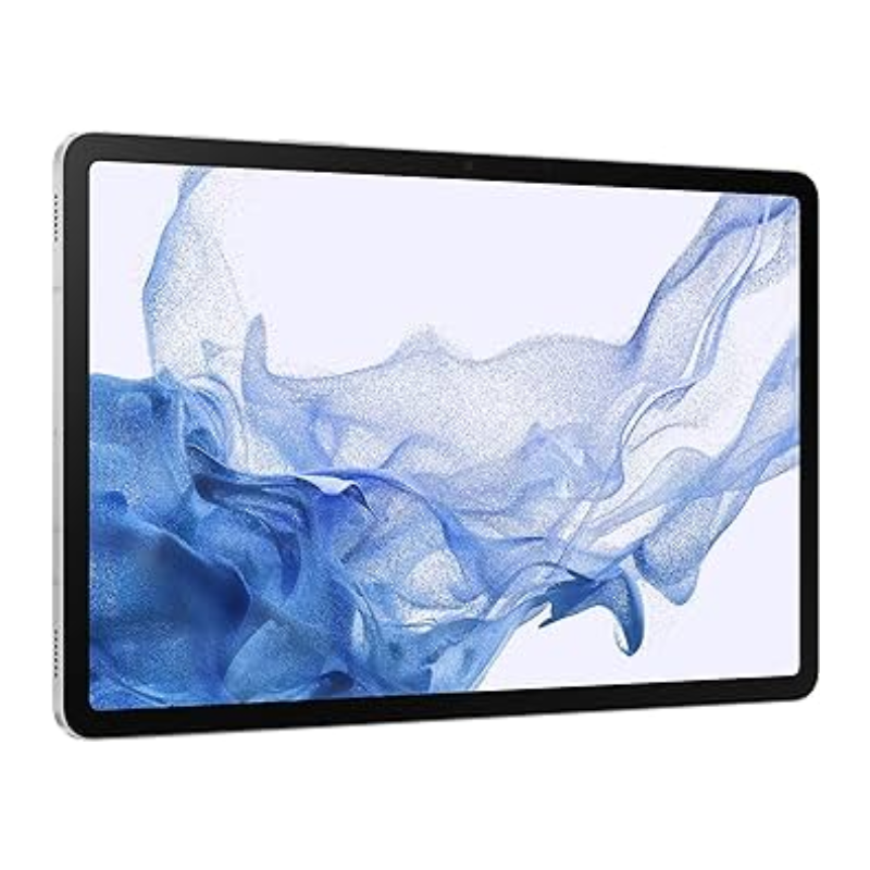 Samsung Galaxy Tab S8+ 5G, 12.4" WQXGA+ Display, 10090 mAh Battery, Android Tablet, Silver, SM-X806, UAE Version