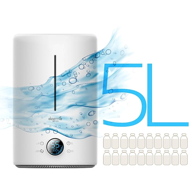 Deerma F628S Humidifier Intelligent Constant Humidity 5L Large Capacity UV Air Purifiers, Global Version