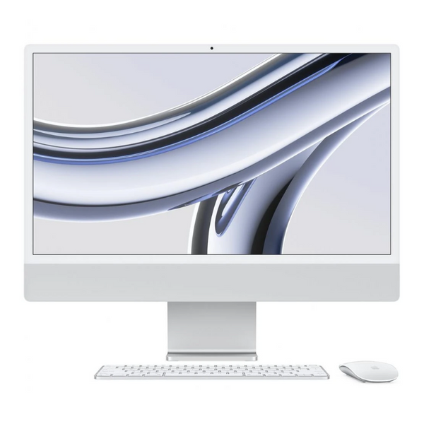 Apple iMac 24" (2023), M3 with 8-Core CPU, 10-Core GPU, 16GB RAM, 1T SSD, macOS, English Keyboard, Silver, Z19D0018T