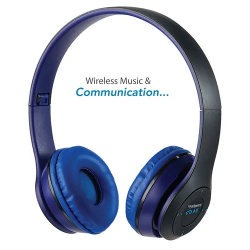 Bluetooth Headphone with Mic, FM, Aux & SD Card Slot, TM-BTH500