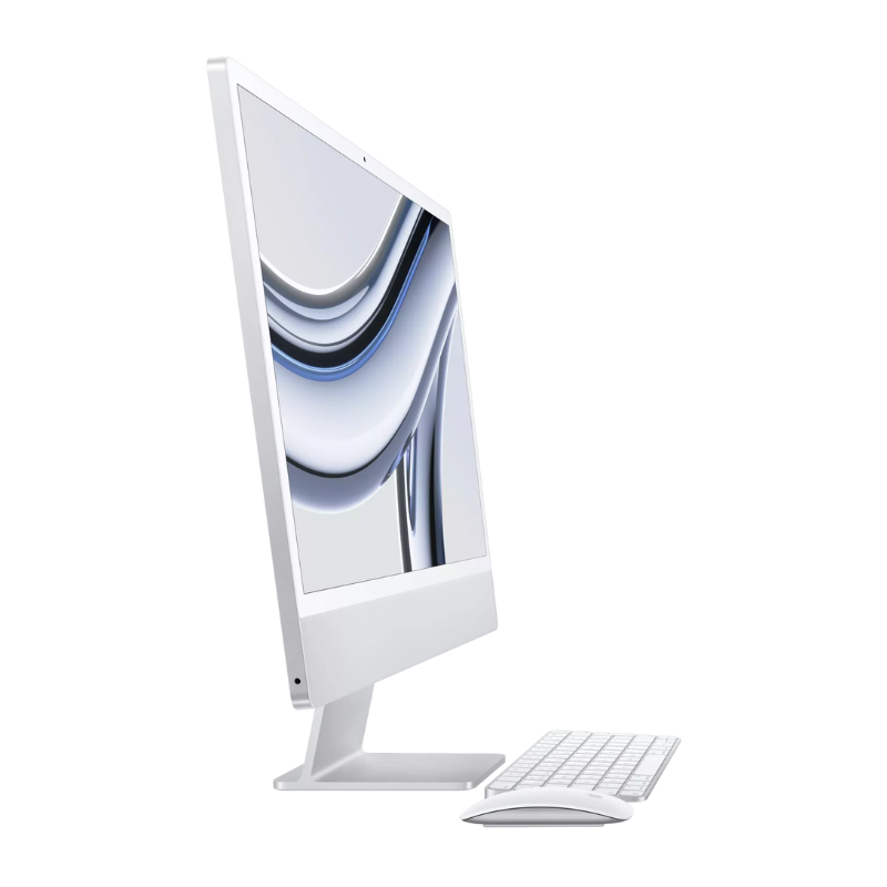 Apple iMac 24" (2023), M3 with 8-Core CPU, 8-Core GPU, 16GB RAM, 1T SSD, macOS, English Keyboard, Silver, Z195001LY