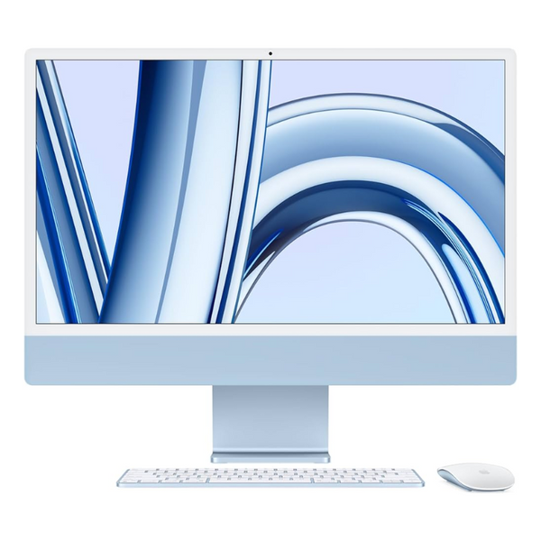 Apple iMac 24" (2023), M3 with 8-Core CPU, 10-Core GPU, 16GB RAM, 1T SSD, macOS, English Keyboard, Blue, Z19K00187